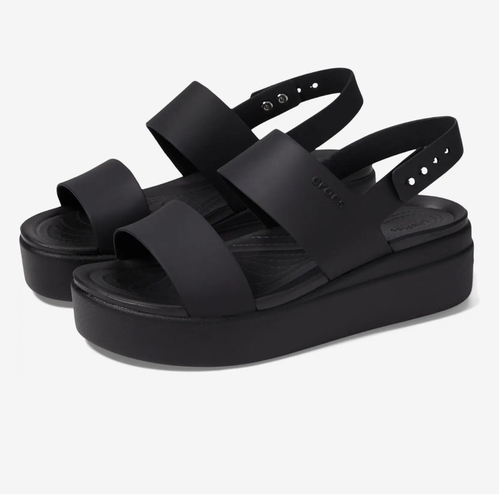 crocs brooklyn low wedge sandal